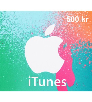 iTunes 500 kr NO Card Key 